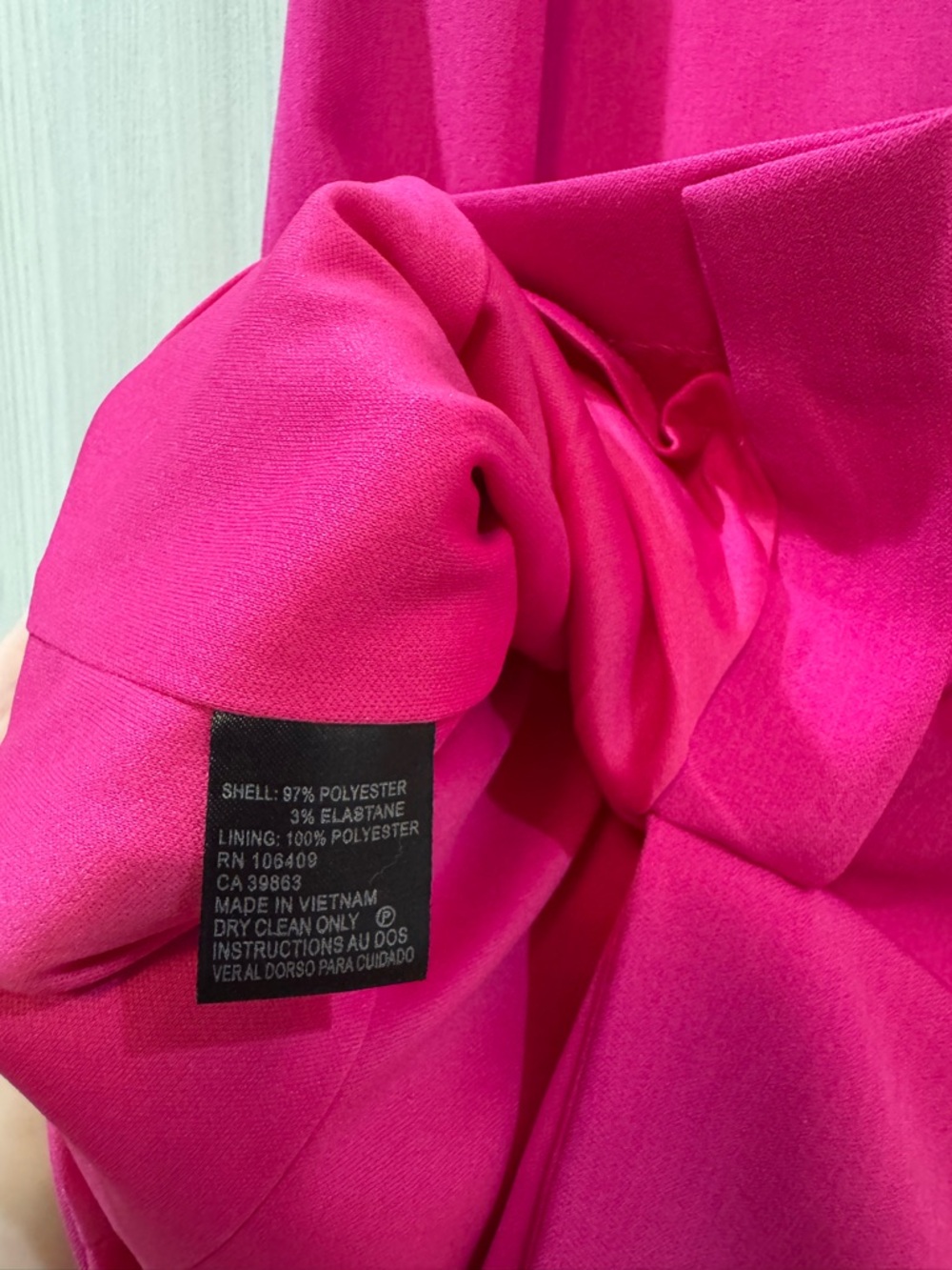 Tahari ASL Hot Pink Sheath Dress – Size 2P - Picture 5 of 6